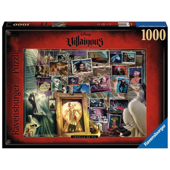 Disney Villainous Cruella de Vil 1000pc Puzzle