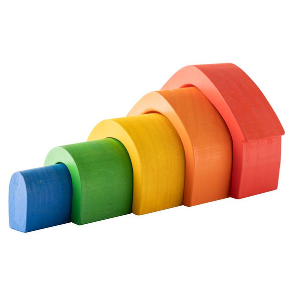 Wooden Stackable Nesting Blocks - Bright Cottage Wooden Stackable Nesting Blocks - Bright Cottage