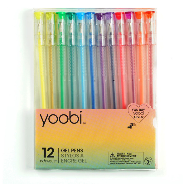 Yoobi Gel Pen Set - 12pk