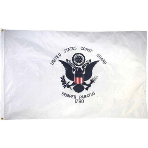 Embroidered Coast Guard Flag 3 x 5ft