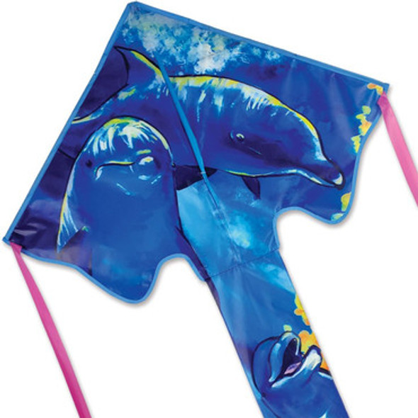 Dolphins Large Easy Flyer Kite