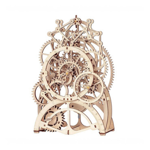 Pendulum Clock with Mechanical Gears Wooden Puzzle Kit