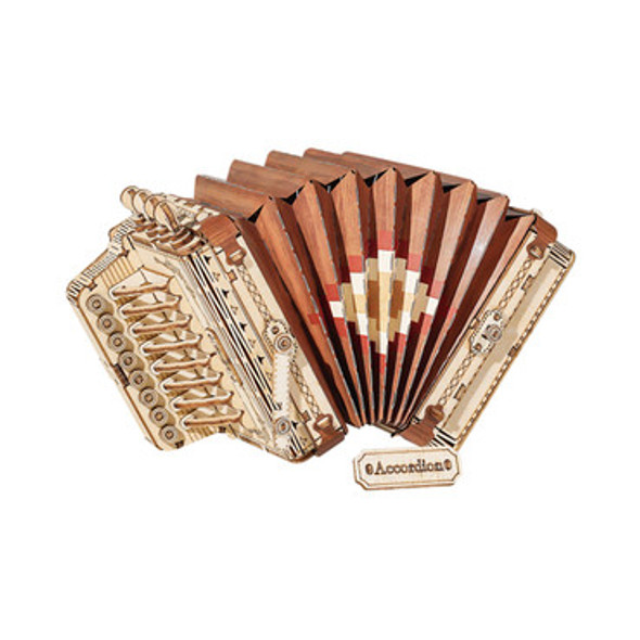 Accordion 3D Wooden Puzzle Kit