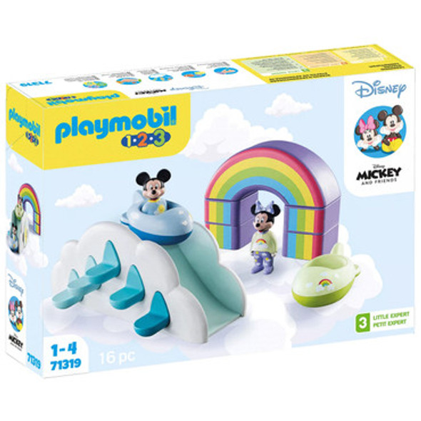 Playmobil 1-2-3 Disney - Mickey's and Minnie's Cloud Home