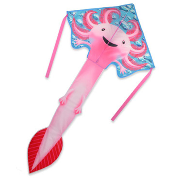 Large Easy Flyer Kite - Axolotl