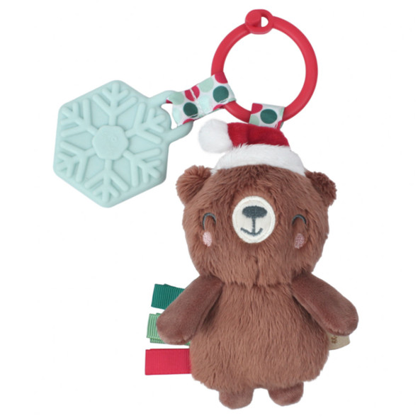 Cocoa the Bear Holiday Itzy Pal Infant Toy and Teether