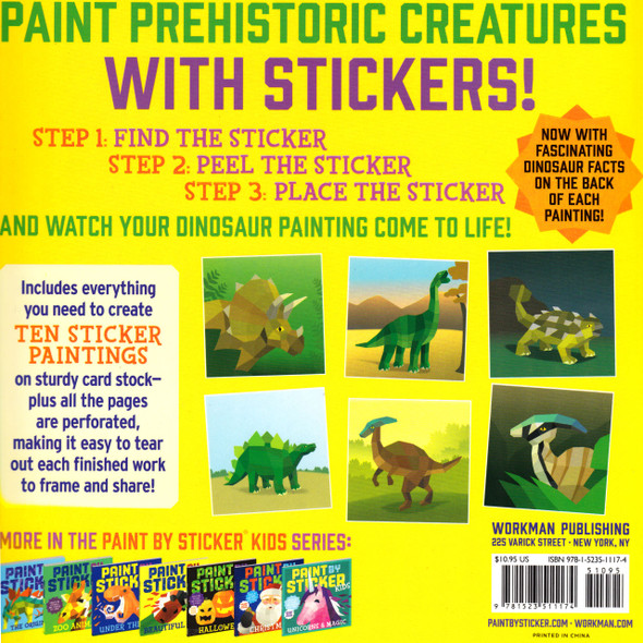 Paint by Sticker Kids - Dinosaurs