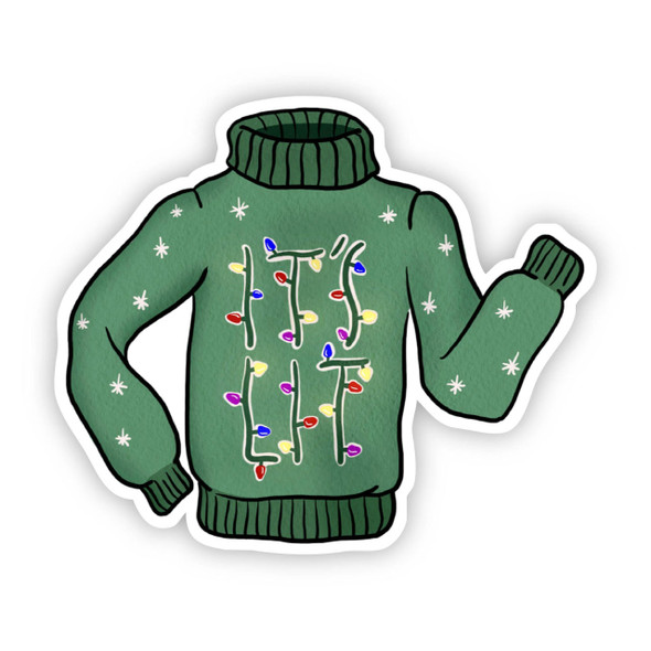 It's Lit Sweater Sticker