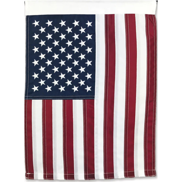 USA Flag Applique Garden Banner - 12in