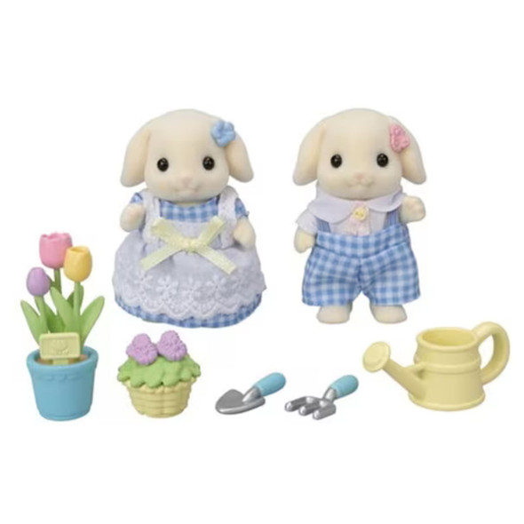 Blossom Gardening Set with Flora Rabbit Sister and Brother