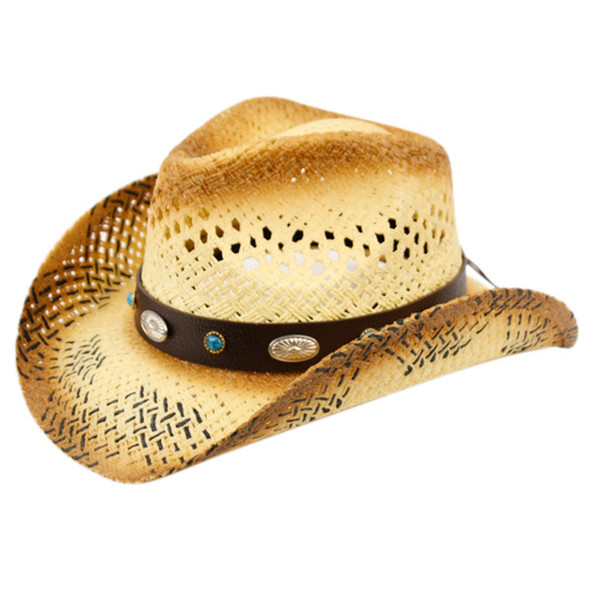 Cowboy Hat with Trim Band and Studs