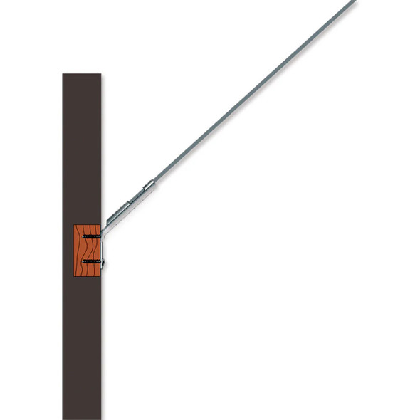 48 in. Windsock Pole with Wall Bracket