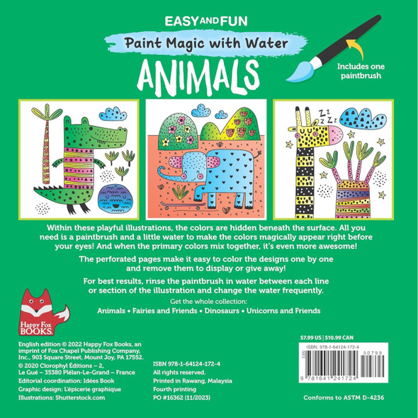 Paint Magic with Water - Animals