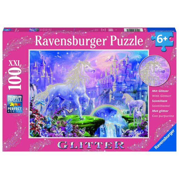 Unicorn Kingdom 100pc XXL Glitter Puzzle
