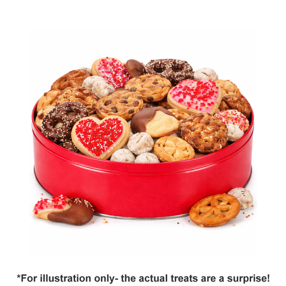 2026 Sweet Treat Stroll Tin with sample treats