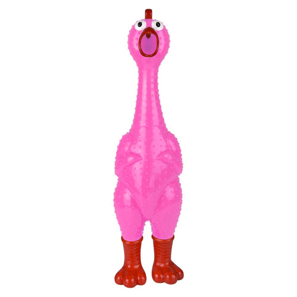 24in Giant Screaming Chicken - Pink