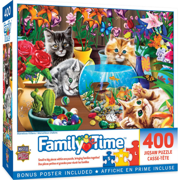 Marvelous Kittens 400pc Family Puzzle