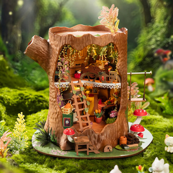 Miniature House Fairytale Tree House Kit
