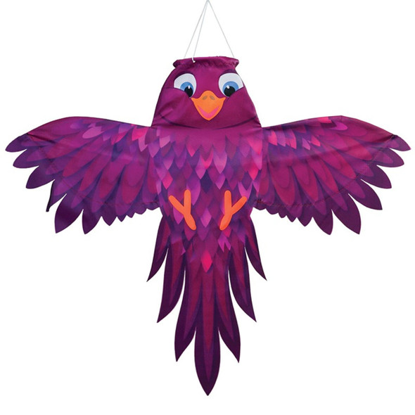 Purple Bird 3D Windsock