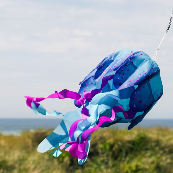18in Blue Jellyfish 3D Windsock