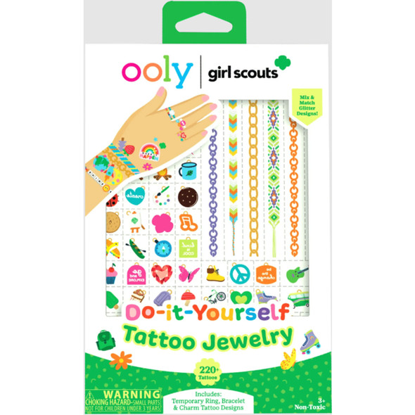 Girl Scout Tattoo Jewelry Set