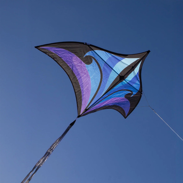 5ft Brasington Swift Delta Kite - Aqua and Violet