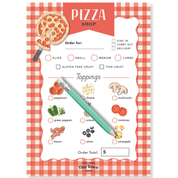 Pizza Shop Notepad