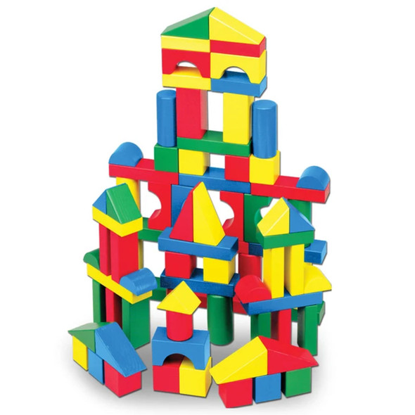 100 Wooden Blocks Set