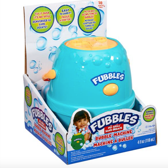 Fubbles No-Spill Bubble Machine