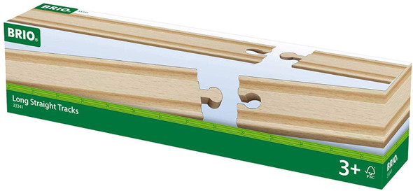 Large Straight Track pieces for wooden train sets