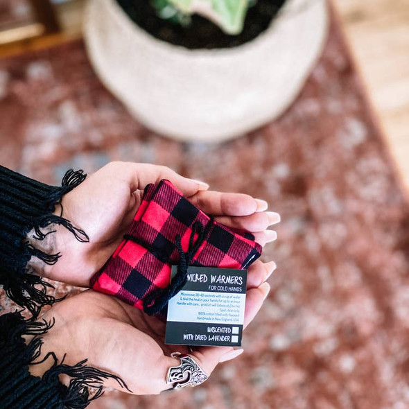Buffalo Check hand warmer set - unscented Buffalo Check hand warmer set - unscented