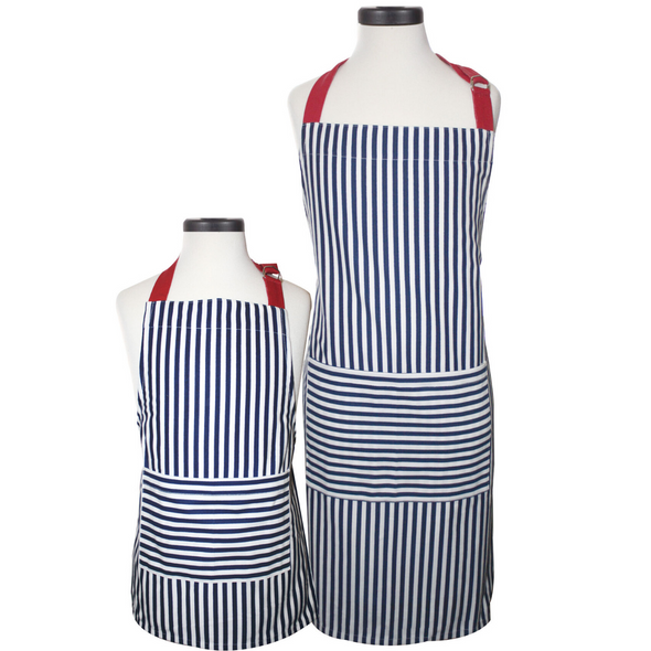 Striped Adult/Youth Apron Set