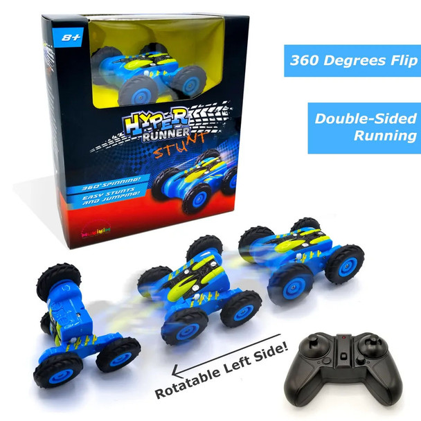 Hyper Runner Stunt RC Car - Blue