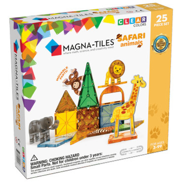 Magna-Tiles Safari Animals - 25pc Set