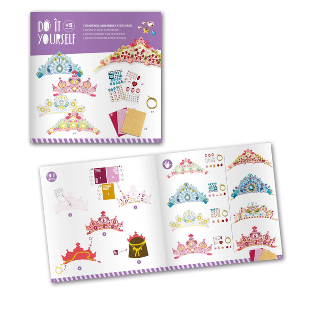 Like a Princess Mosaic Tiaras Craft Kit