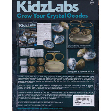 KidzLabs Grow Your Own Crystal Geodes