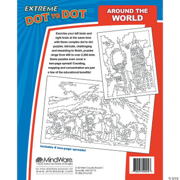 Extreme Dot to Dot Book - Around the World