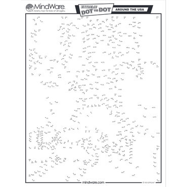 Extreme Dot to Dot Book - Around the USA
