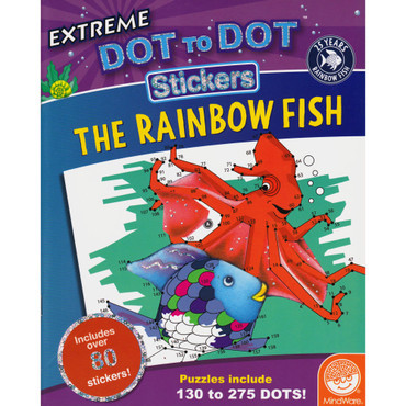 Extreme Dot to Dot Stickers Book - The Rainbow Fish