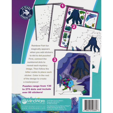 Extreme Dot to Dot Stickers Book - The Rainbow Fish