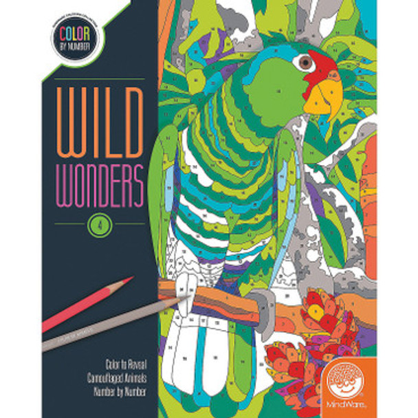 Wild Wonders Color by Number - Book 4
