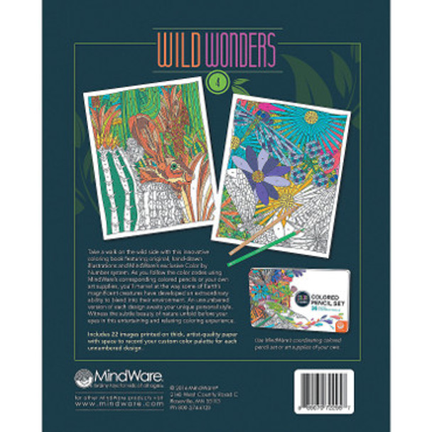 Wild Wonders Color by Number - Book 4