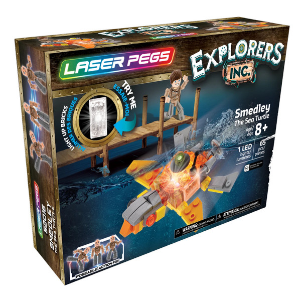 Laser Pegs Explorers Inc. Smedley Sea Turtle