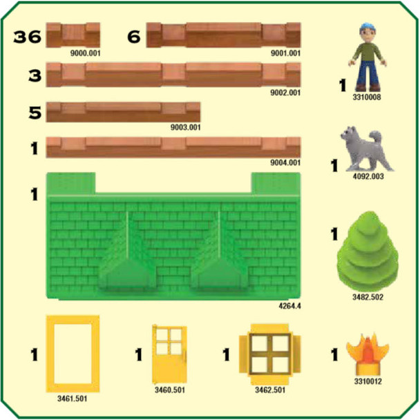 Lincoln Logs On the Trail Set