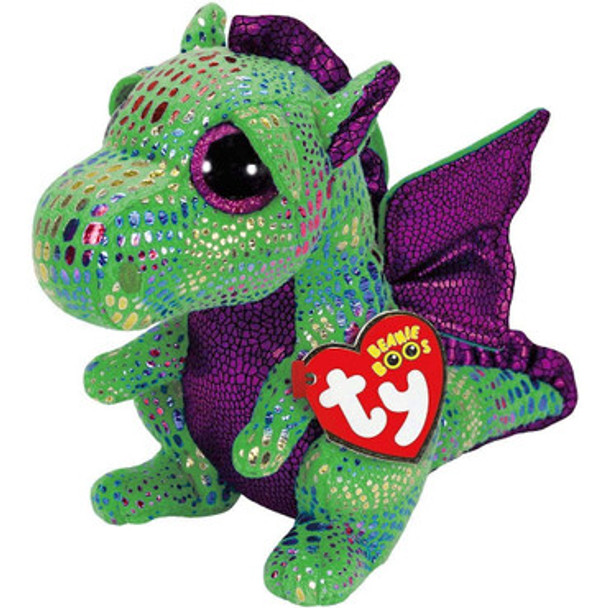Cinder Green Dragon Beanie Boos Plush - Small