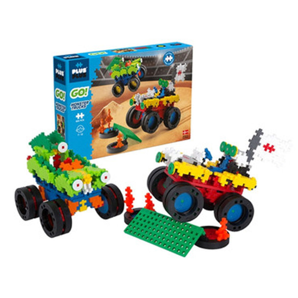 Plus-Plus Go! Monster Trucks