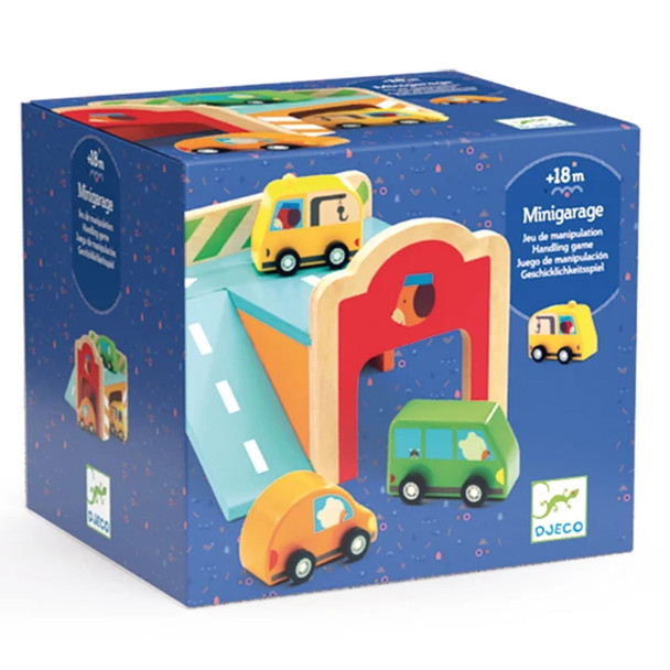 Minigarage Wooden Automobile Set