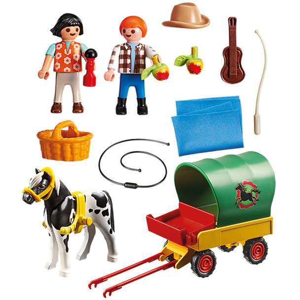 Picnic with Pony Wagon