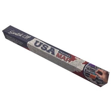 Scratch-Off USA Tracker Map