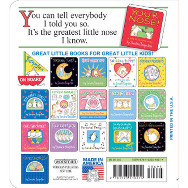 Your Nose! by Sandra Boynton